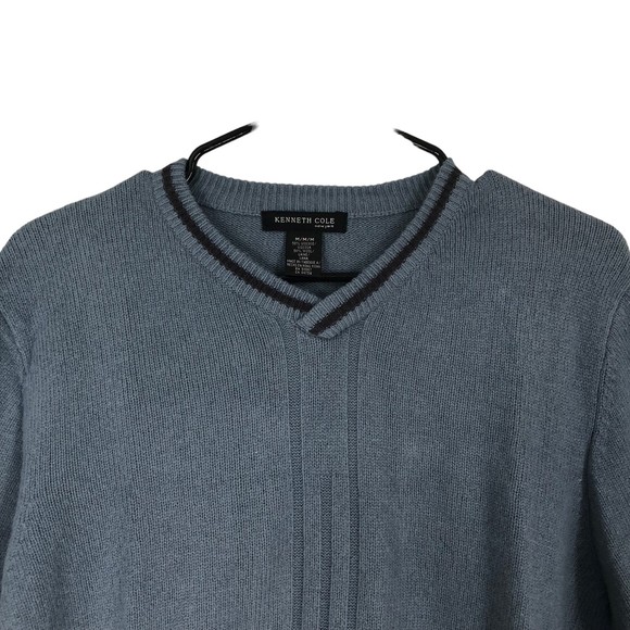 Vintage 90s Kenneth Cole Wool Blend Sweater, Grandpa, Casual Dress SZ M - Picture 4 of 8